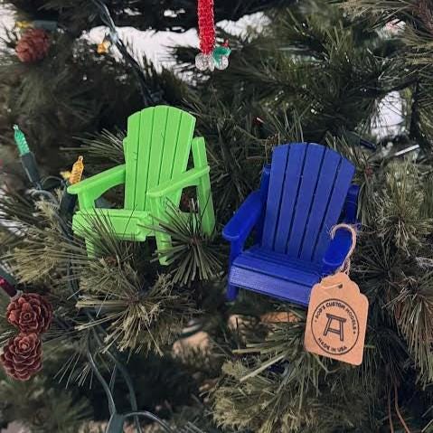 Adirondack Chair    1:12 scale - 3 1/2" tall