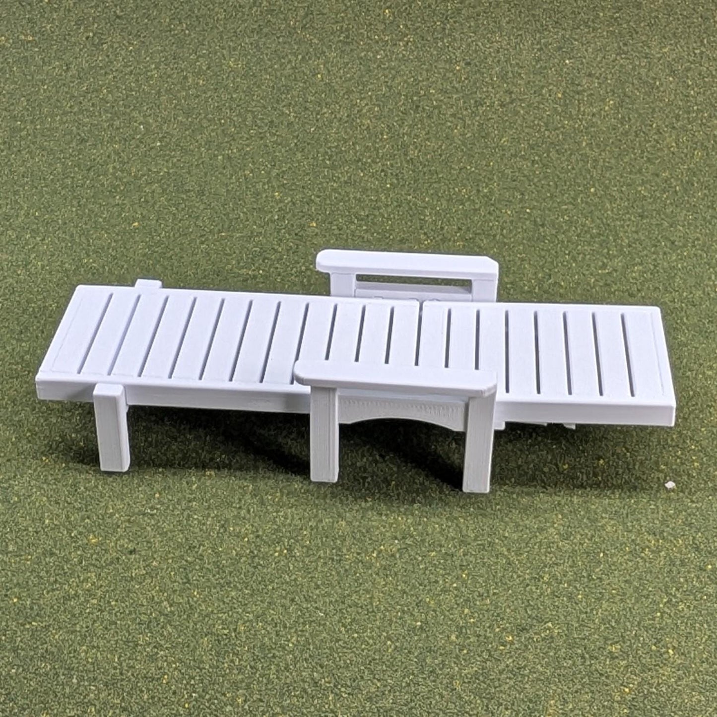 Chaise Lounge Chair    1:12 Scale -  3 1/2" tall - also available as a set